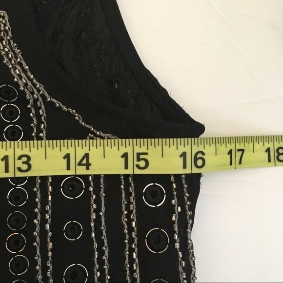 Parker Blair Embellished Black Sleeveless Cami Tank Top Size XS - Picture 13 of 14